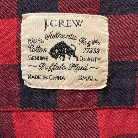 Women’s Vintage J. Crew Buffalo Check flannel - Picture 2 of 4